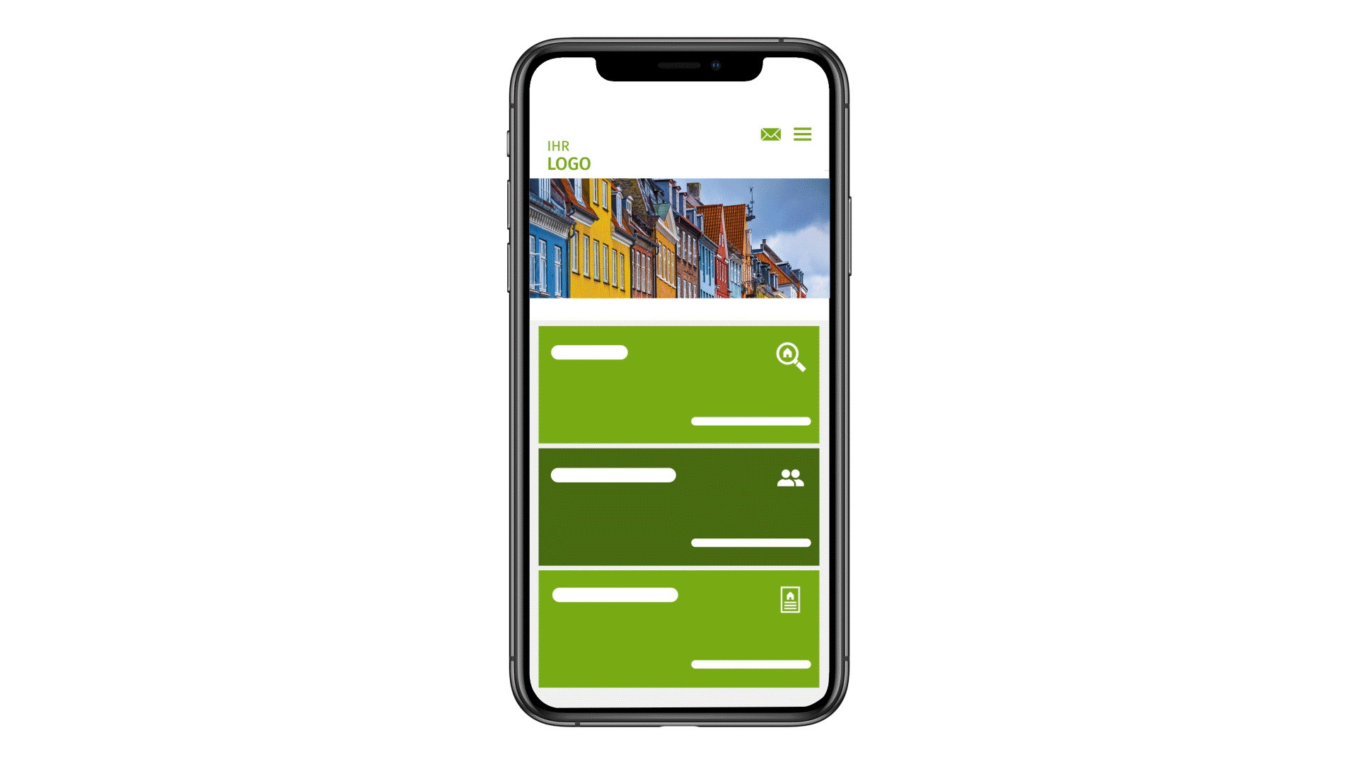 High recognition value and individual design through Corporate Branding Co-Branding für die White-Label Apps der easysquare App Familie