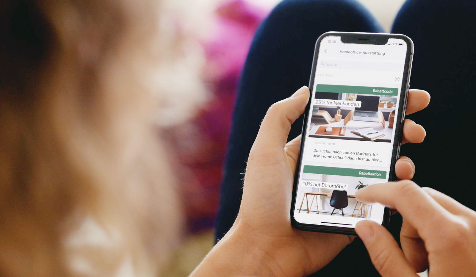 Networking Content und Interaktionsmöglichkeiten in der easysquare Mieter-App