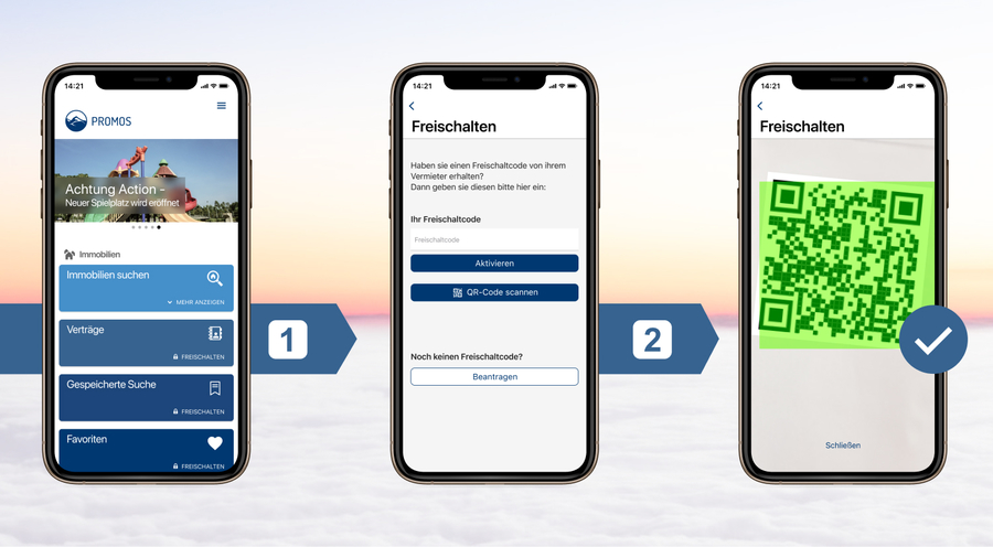 Optimierung der Bildfolge im Onboarding-Prozess für die easysquare Kunden-App für Mieter und Eigentümer