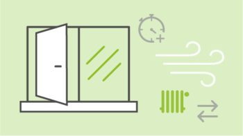 Our selection wouldn’t be complete without another energy-saving tip: be sure to ventilate – but do it right! The rule of thumb is to briefly open the window wide multiple times a day rather than leaving the window tilted for long periods. This quickly replaces the air in the room, and the radiator only has to warm up the fresh air. Richtiges Lüften hilft beim Energiesparen