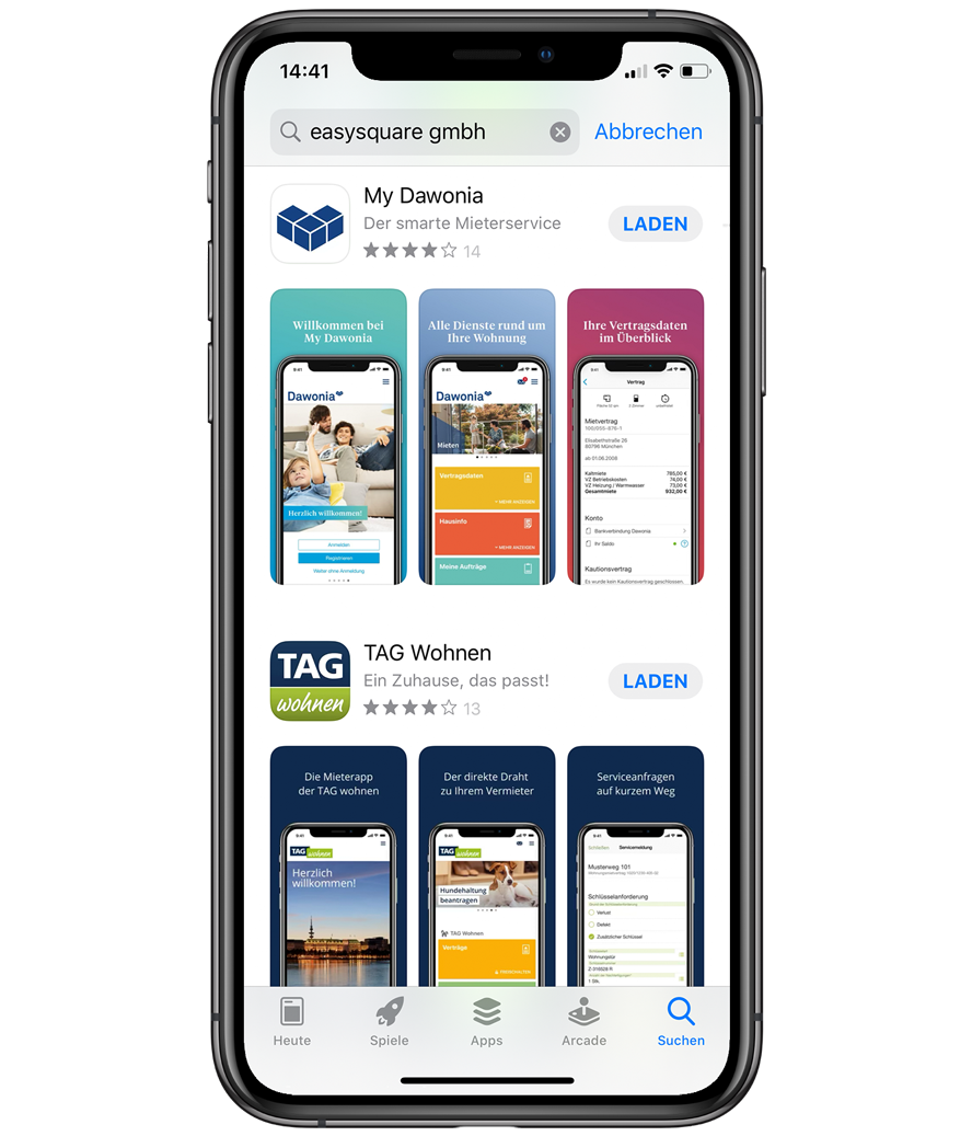Der Co-Branding Leitfaden beschreibt vielfältige Gestaltungs- und Individualisierungsmöglichkeiten für die White-Label Apps von easysquare