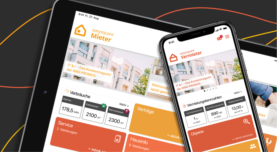 Vielseitige Widgets für die easysquare App Familie