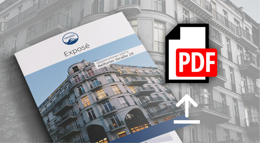 Alternative PDF Version eines Angebots oder Exposés in der easysquare Vermieter-App
