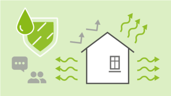 Insufficiently tight windows and exterior doors not only cause unpleasant drafts, but also contribute to the loss of heat from your home. Seals can often work wonders here. Roller shutter boxes are also a common weak point. It’s best to talk to your landlord about this! Abdichtung von Fenstern und Außentüren sowie Rollläden verhindern Zugluft und Wärmeverlust