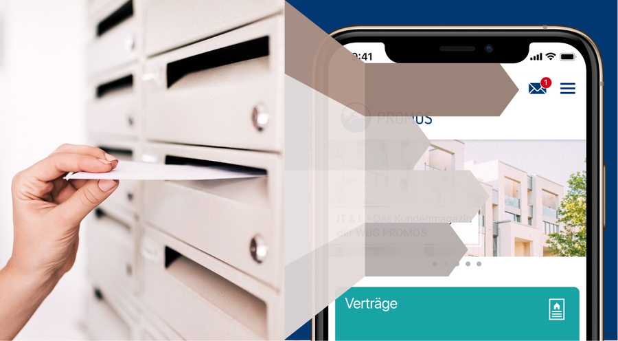 Posteingangsbestätigung in der easysquare Mieter-App