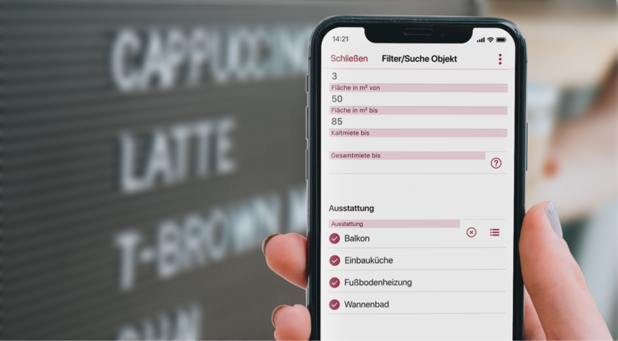 Optimierung des Choicefields in den easysquare Apps