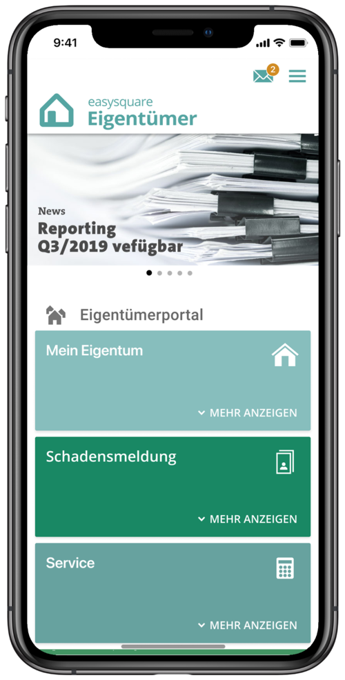 Die Eigentümer-App ist speziell auf die Bedürfnisse von Wohnungseigentümern und ihren Verwaltungen zugeschnitten.